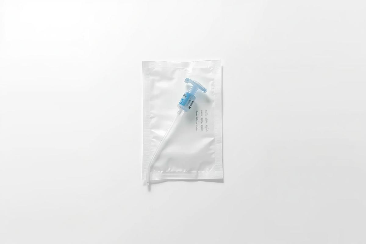 Sterile packaging detail of a Surgiliv disposable
